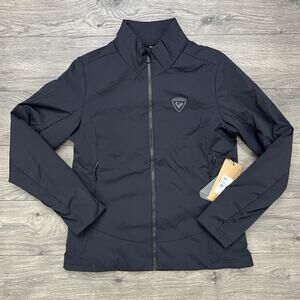 Rossignol Opside Jacket Size Large Womens Black Light Insulated Full Zip $230